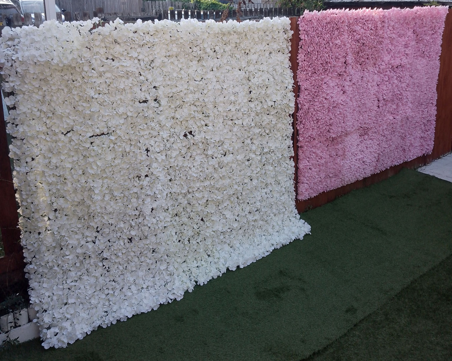 White Flower Wall Hire