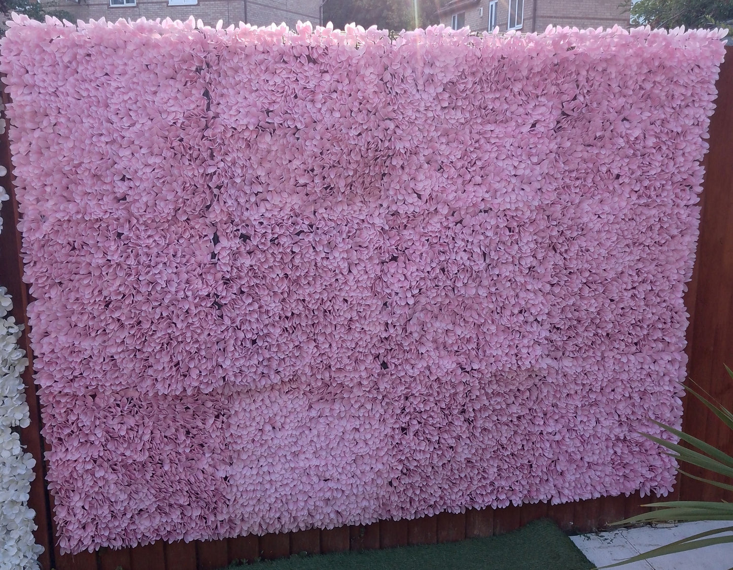 Pink Flower Wall Hire