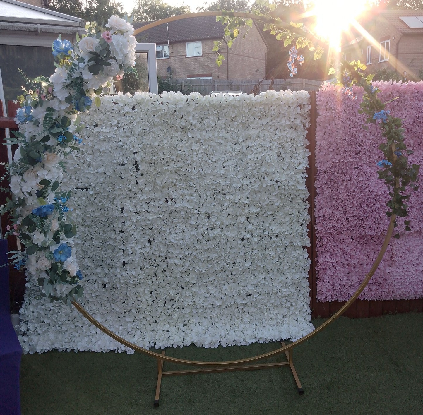 Wedding Floral Backdrop Hoop for Hire