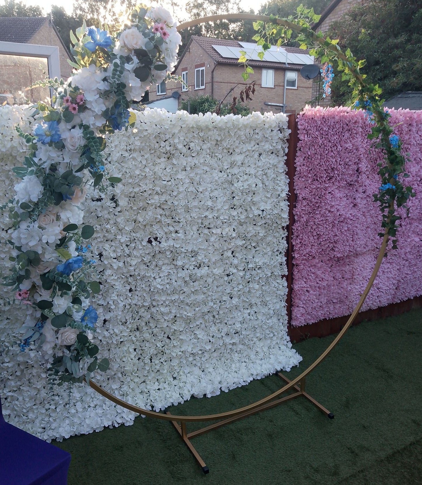 Wedding Floral Backdrop Hoop for Hire