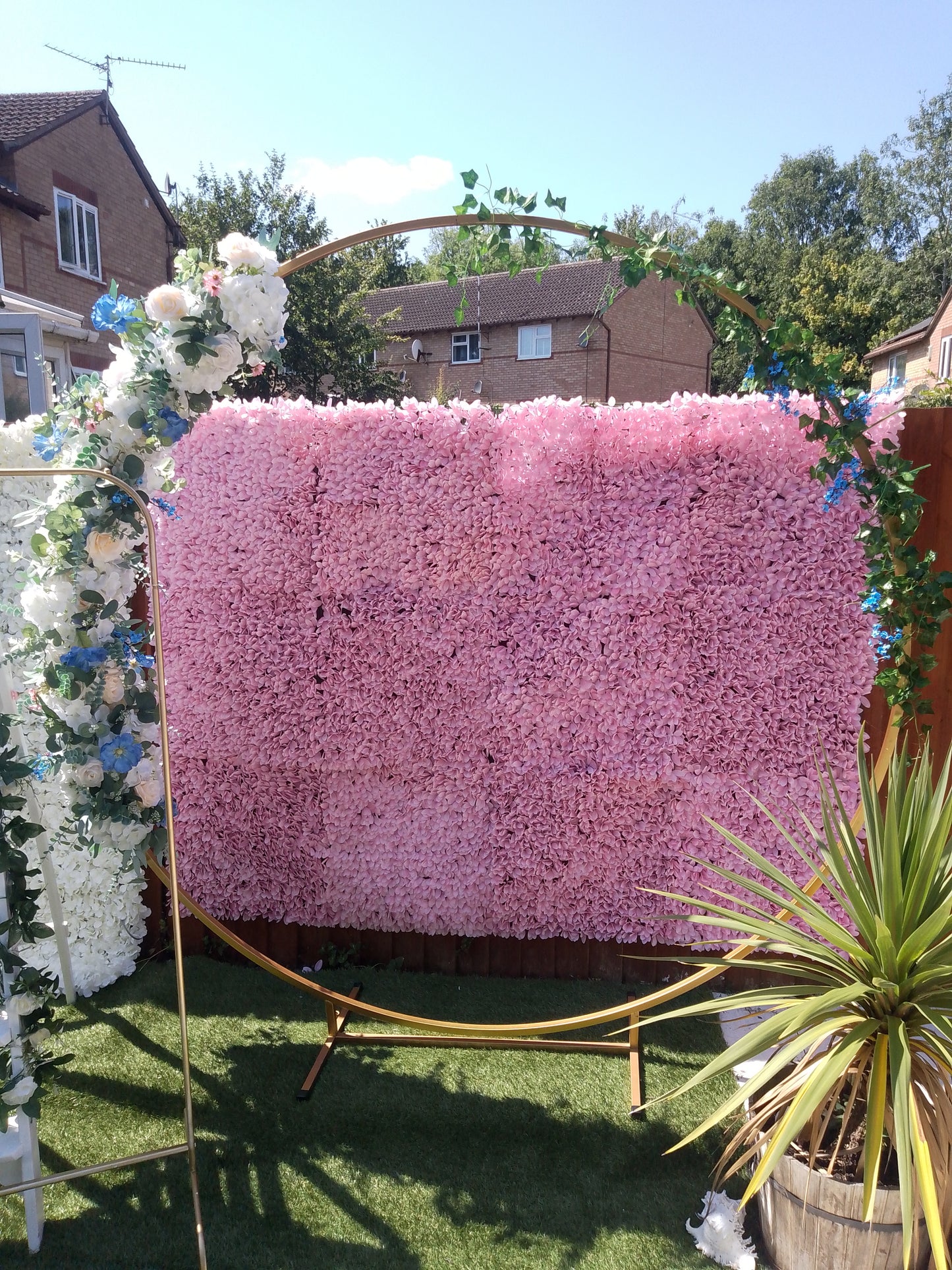 Wedding Floral Backdrop Hoop for Hire