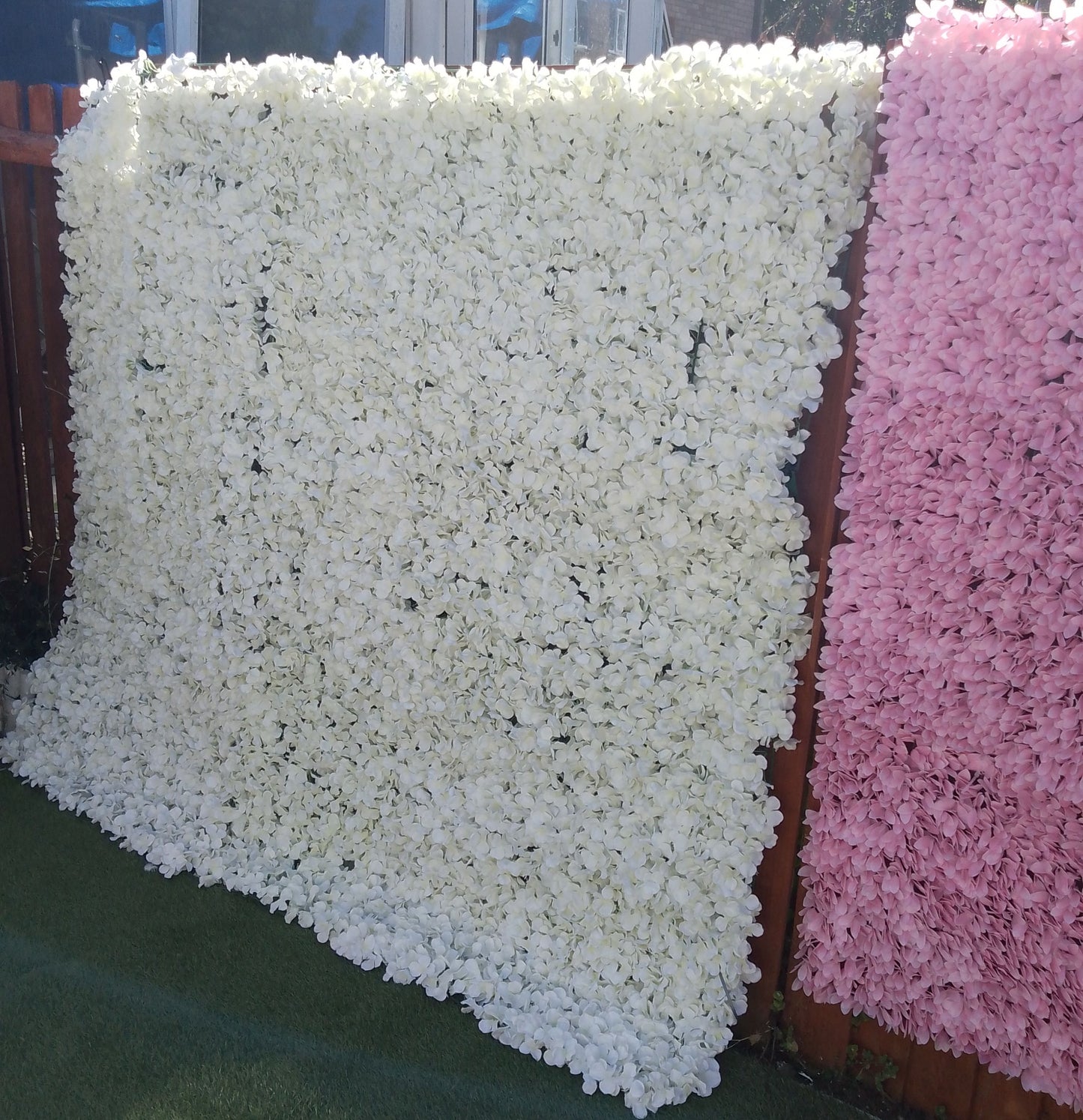 White Flower Wall Hire