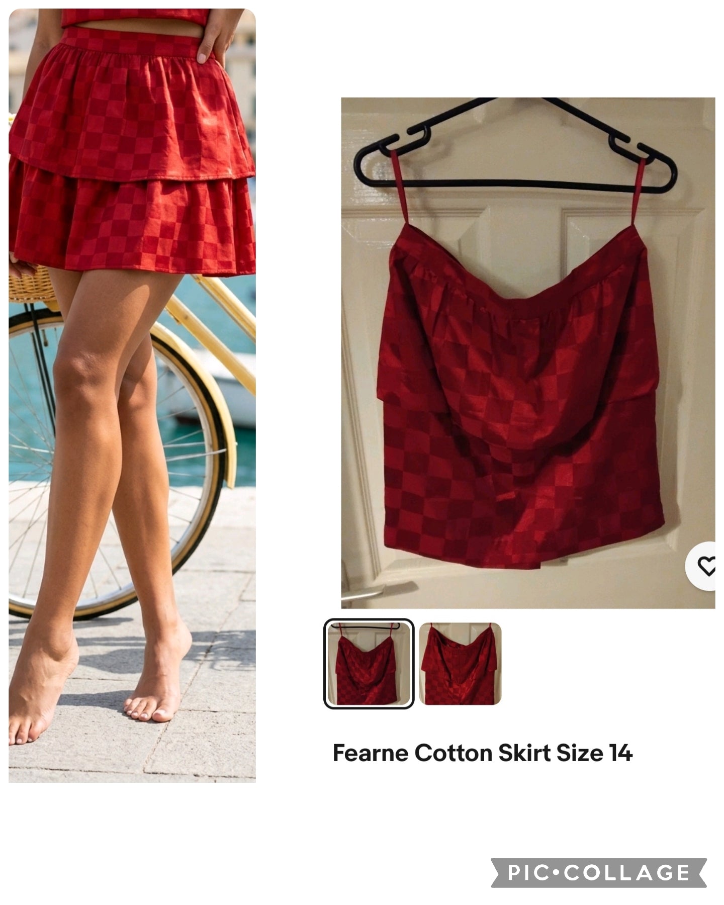 Fern Cotton Skirt Size 14 New