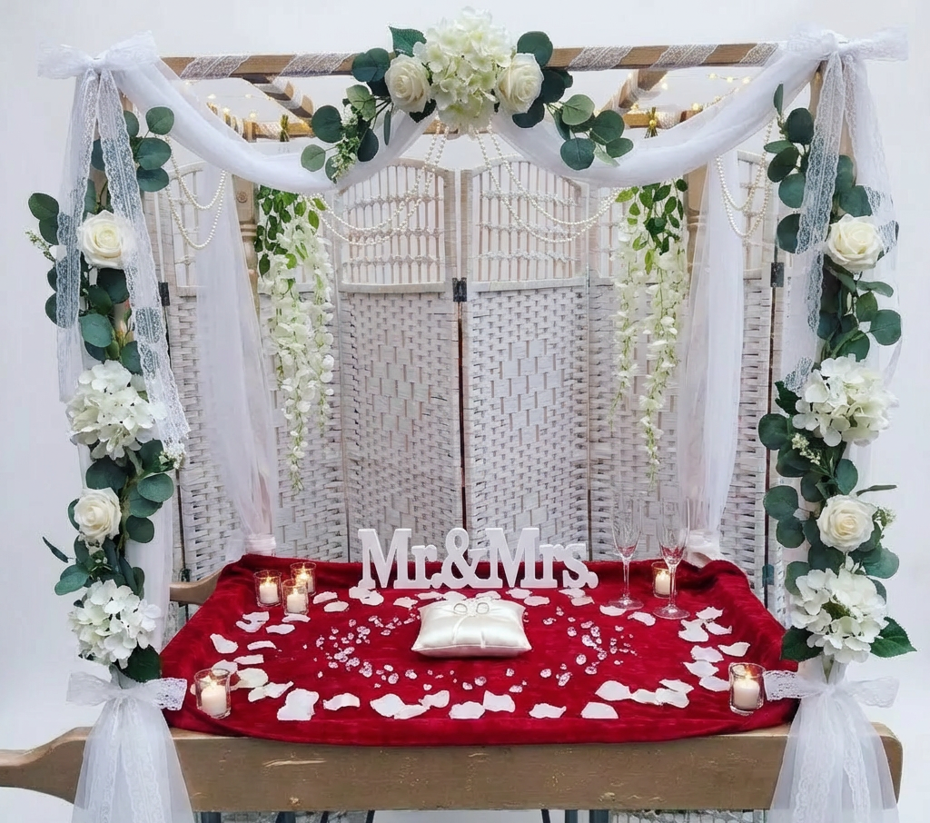 Gold Royal Carriage Table Top Sweet Cart serves 50 Guests