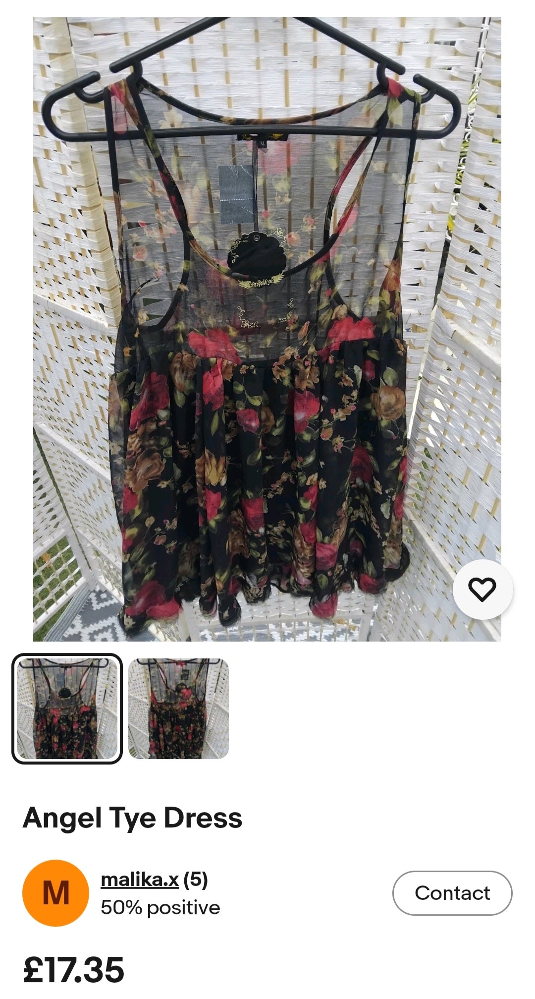 Angel Tye Dress New