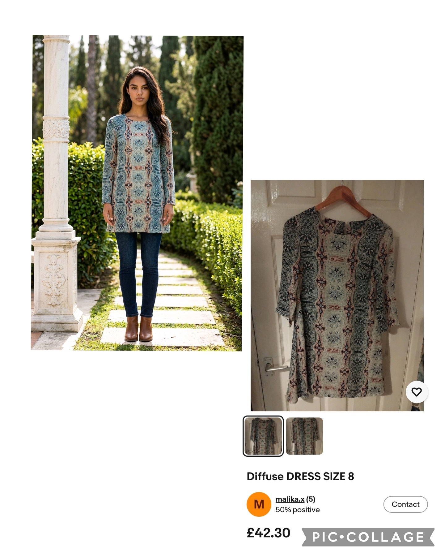 Diffuse Dress size 8 New