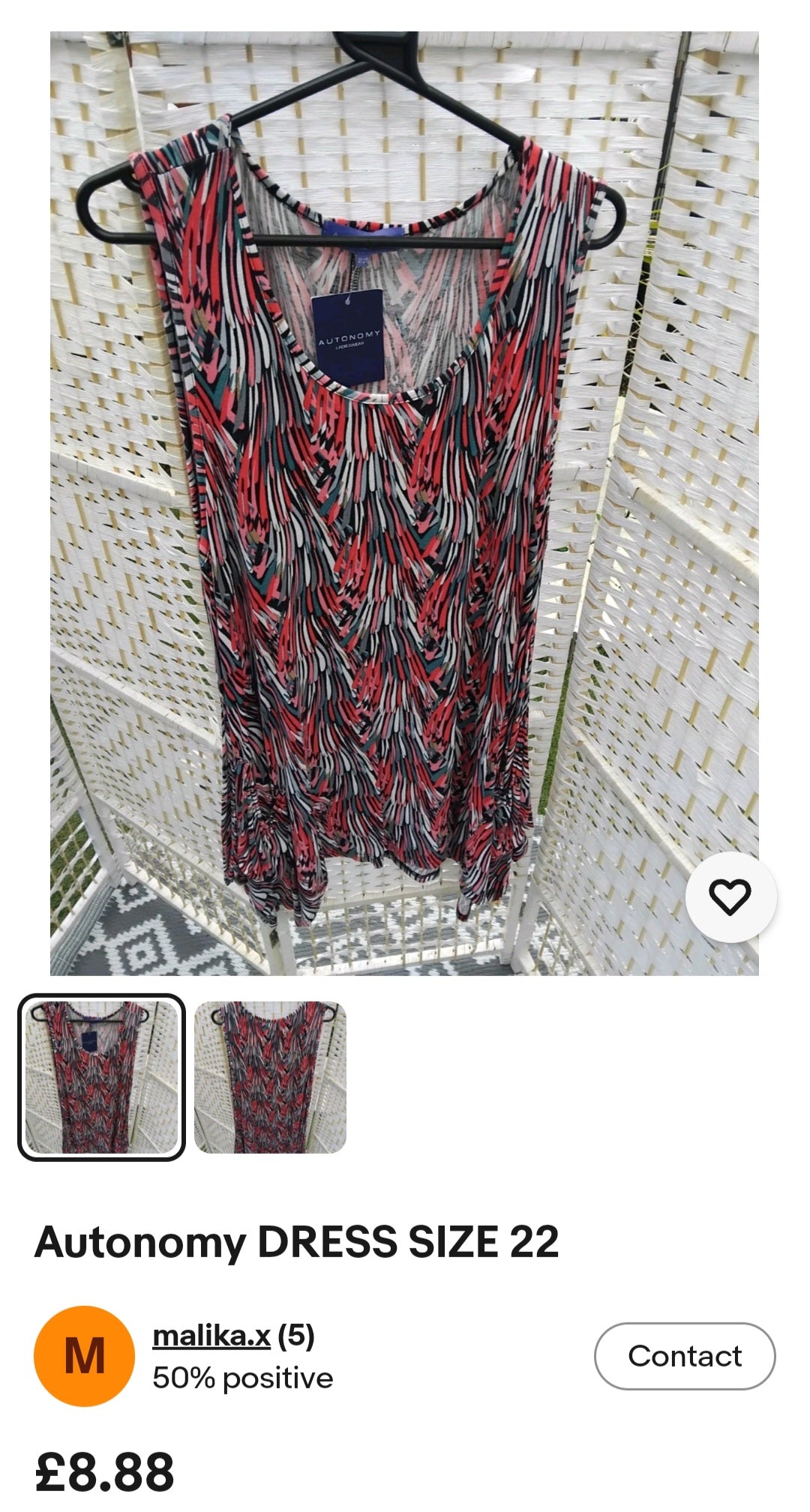 Autonomy Dress size 22