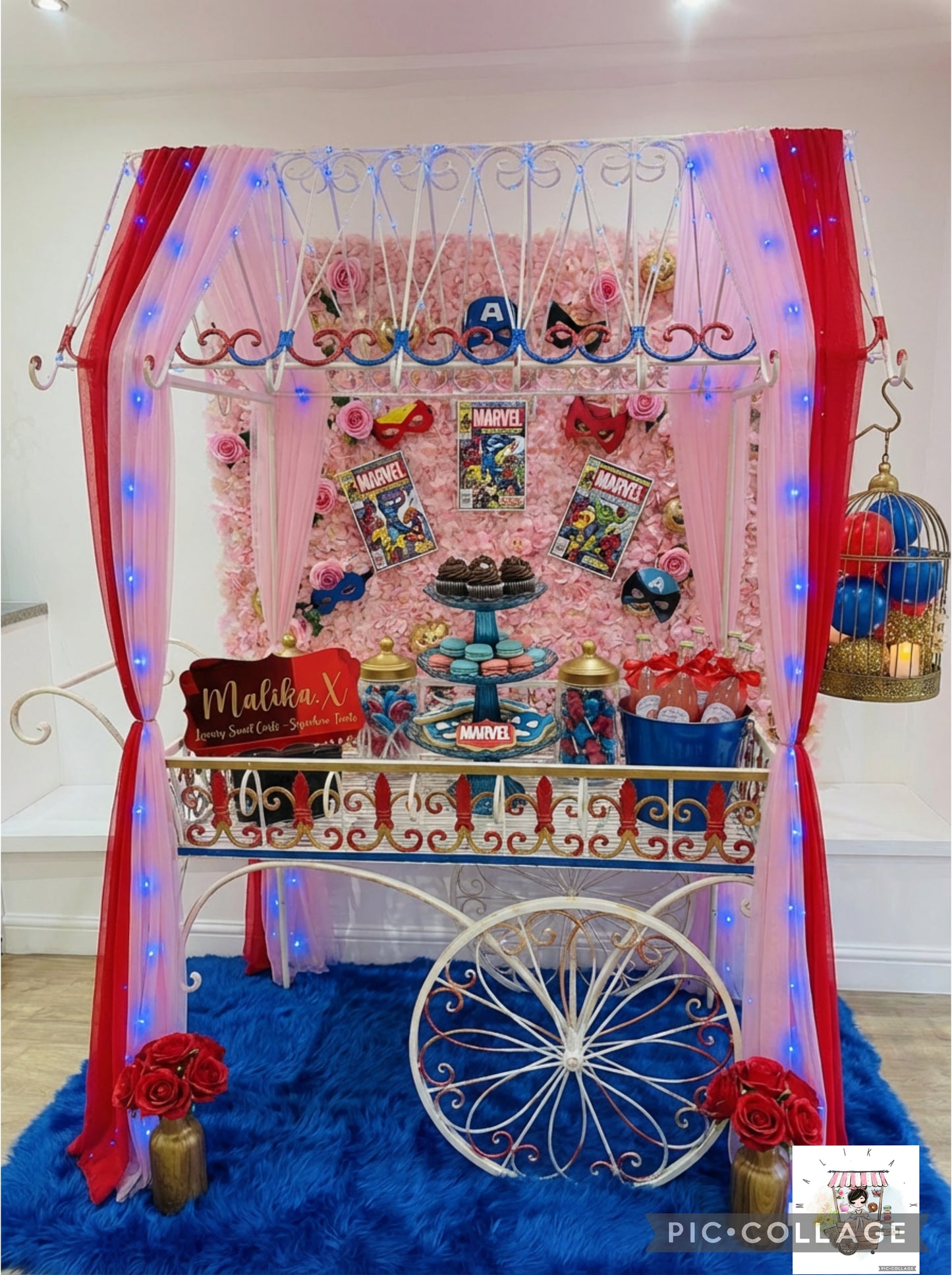 Super Hero Themed Luxury Sweet Cart for 100 guests