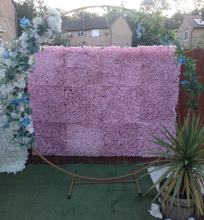 Pink Flower Wall Hire