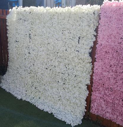 White Flower Wall Hire