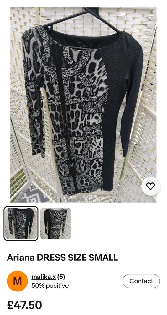 Ariana DRESS SIZE Small