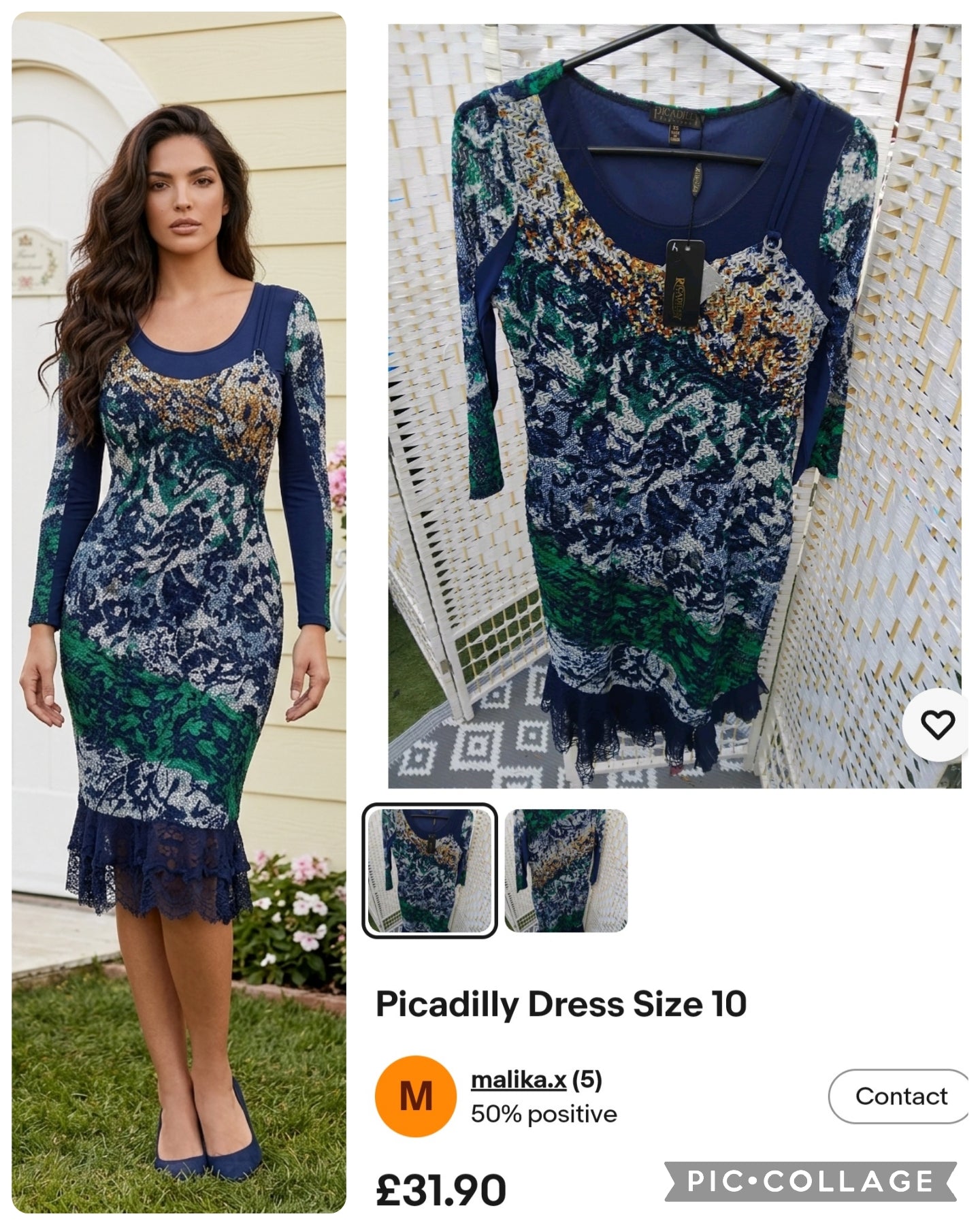 Piccalilly Dress size xs New