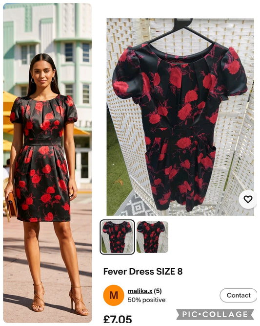 Fever Dress New no tag size 8