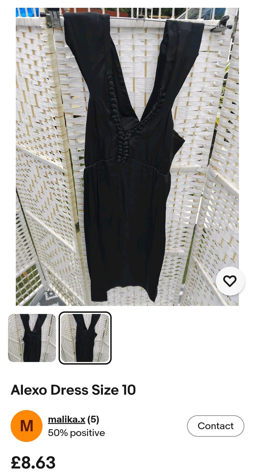 Alexo Dress Size 10