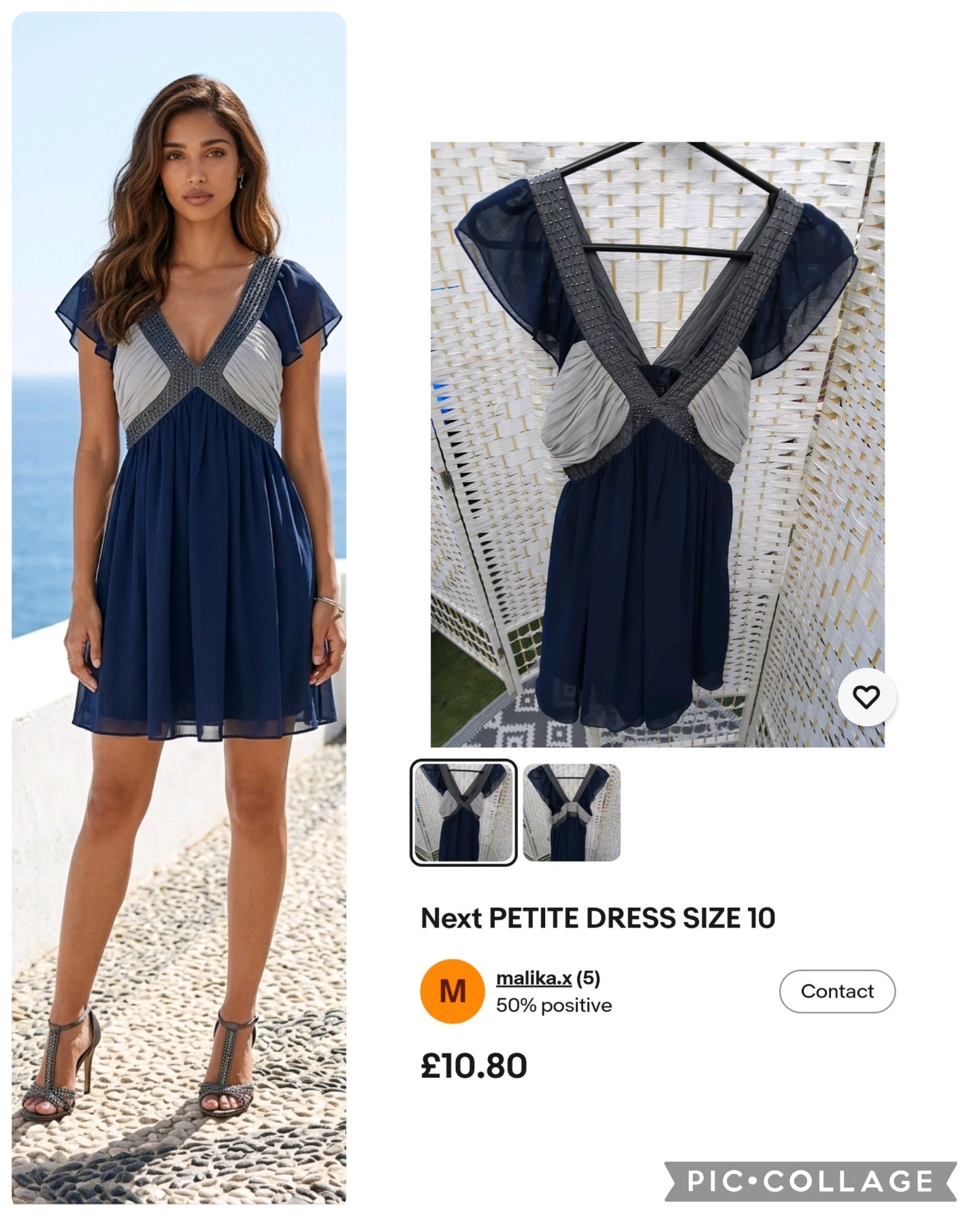 Next petite dress size 10