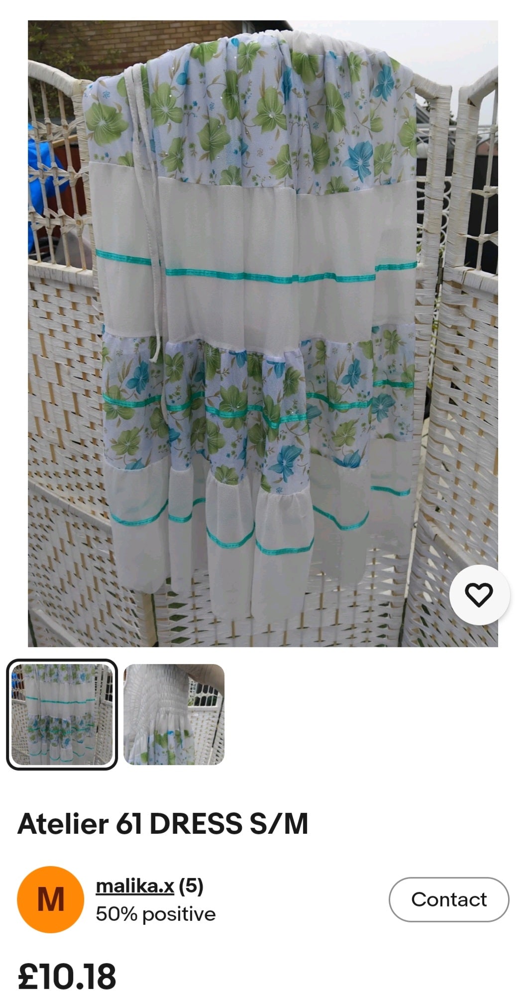 Atelier 61 dress size s/m
