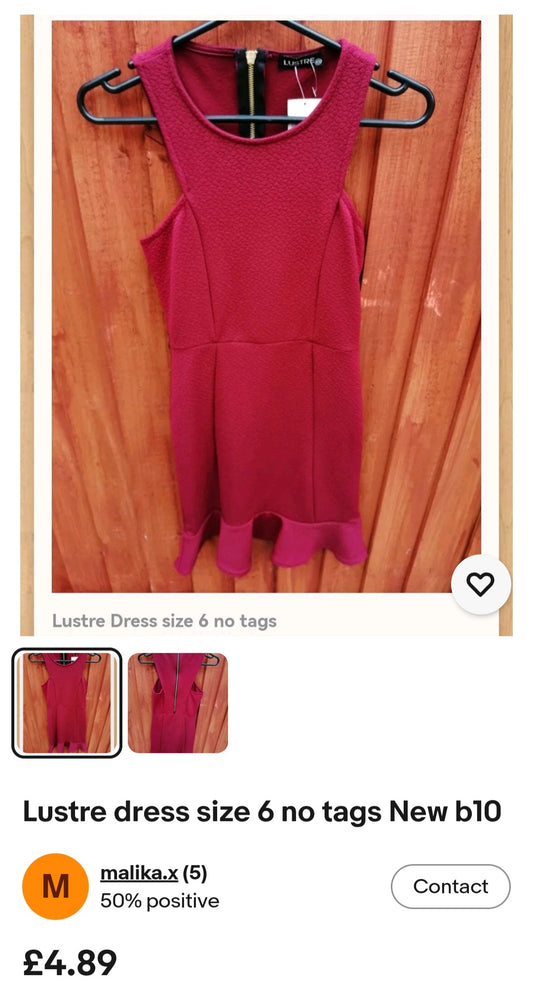 Lustre Dress size 6