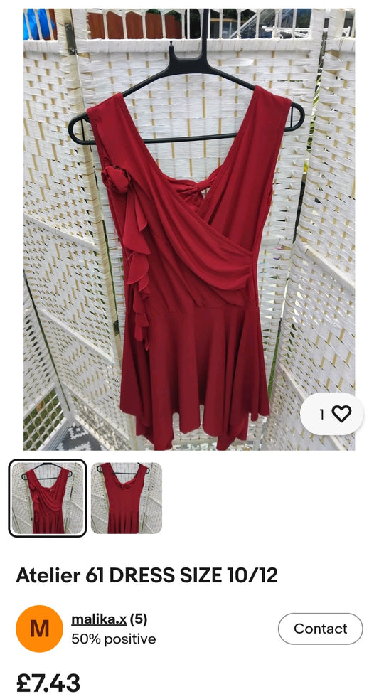 Atelier 61 Dress size 10/12