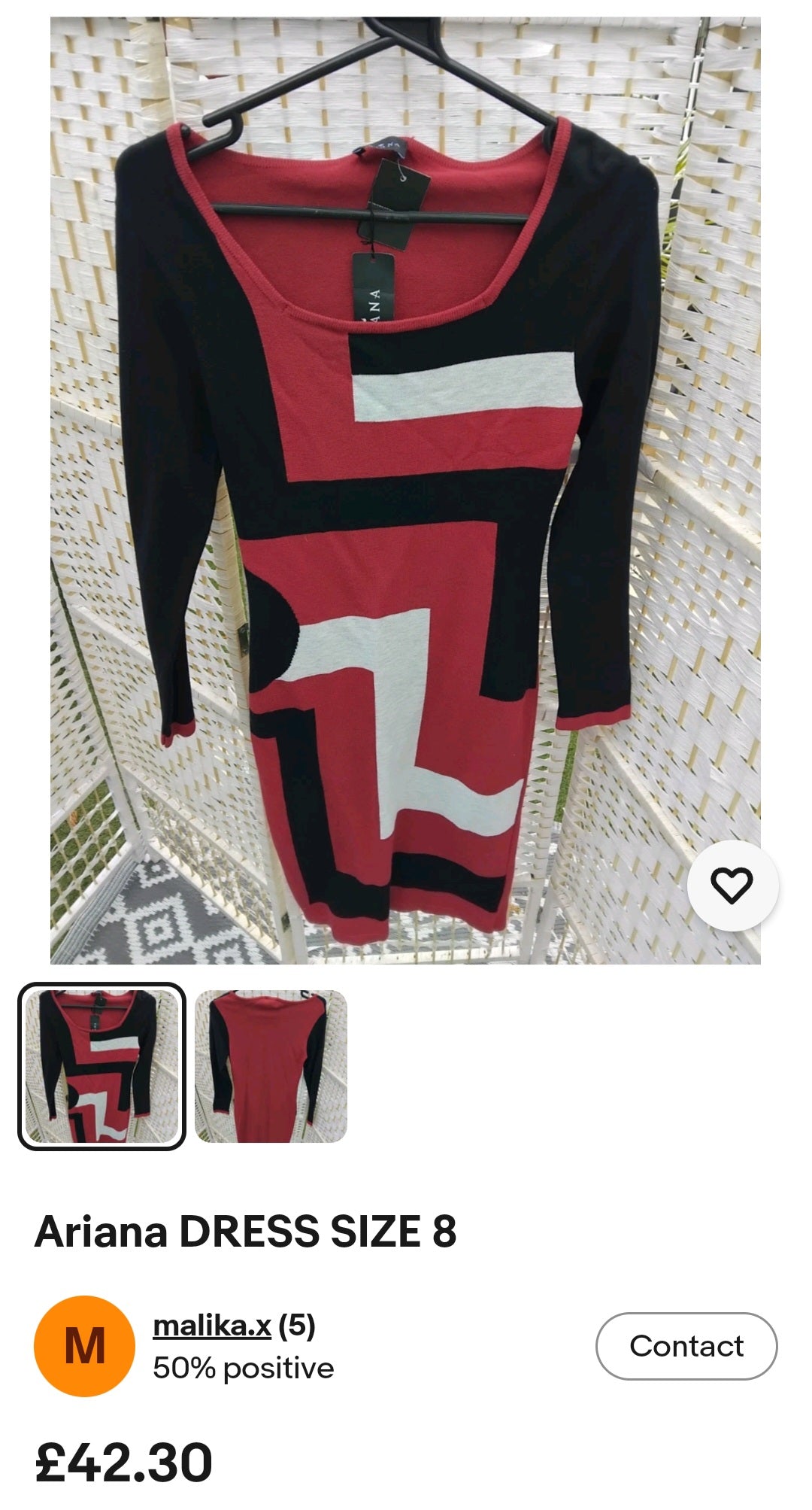 Ariana DRESS SIZE Small