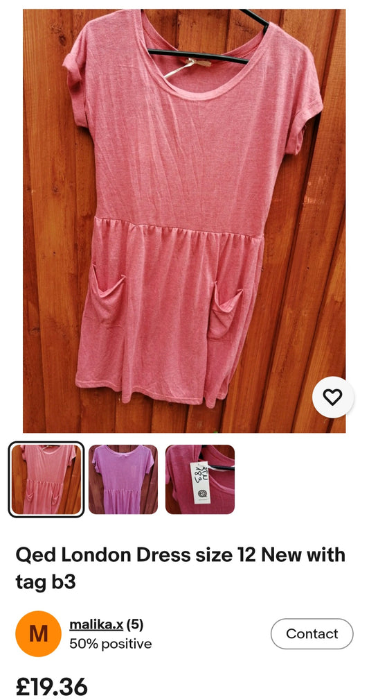 Qed London Dress Size 12