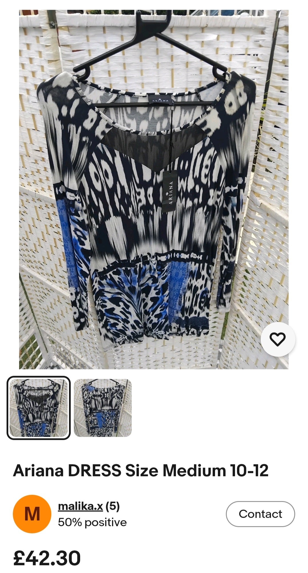 Ariana DRESS SIZE Medium