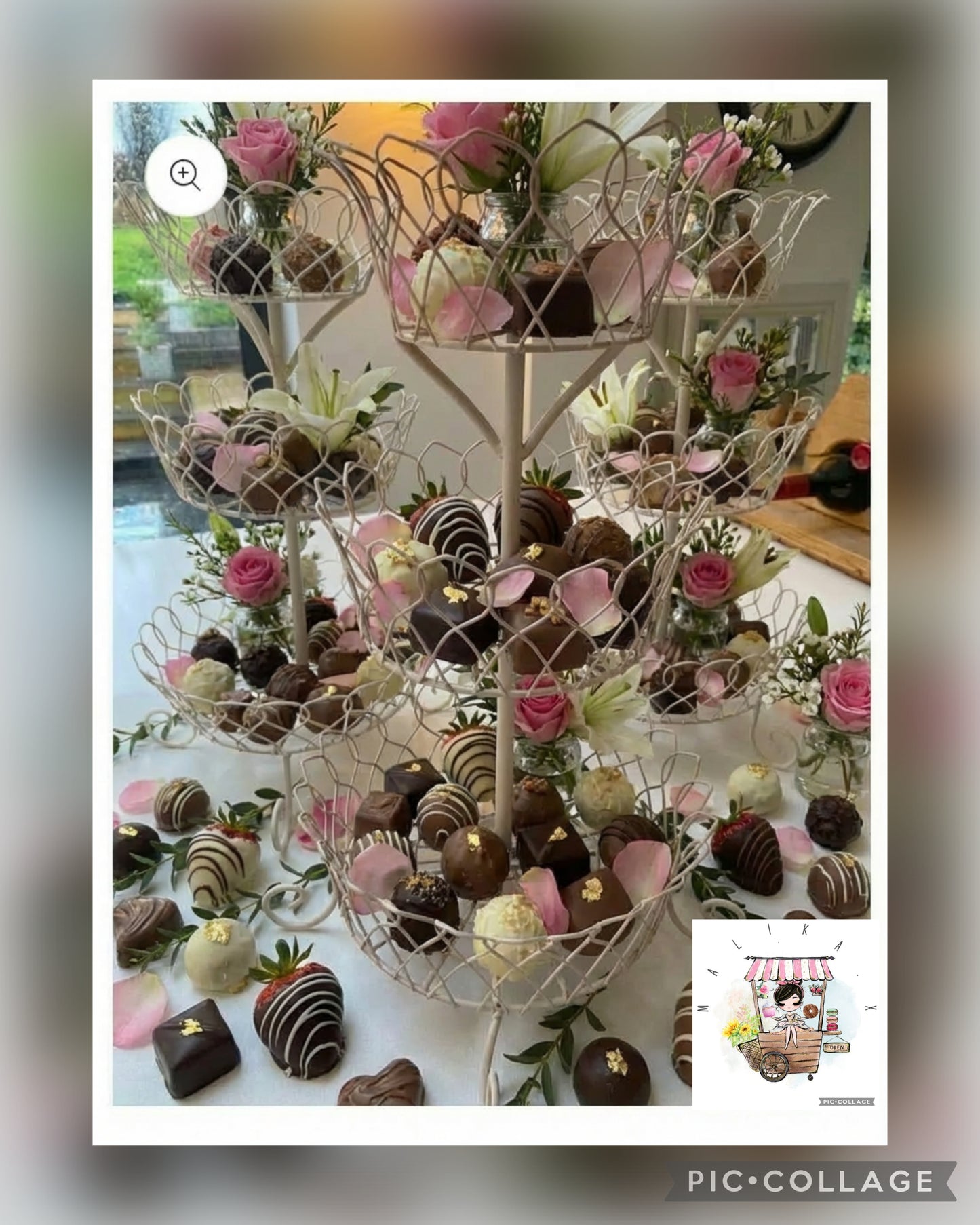 3 beautiful cupcake stands for hire without treats