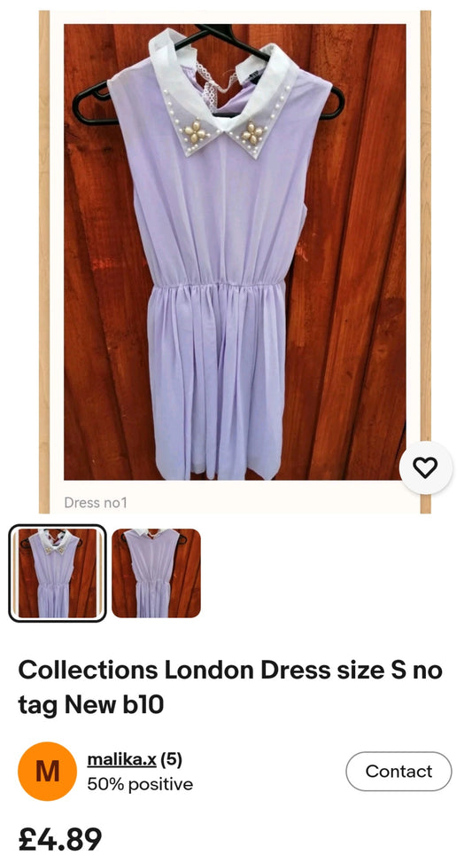 Collections London Dress Size Snall new no tag