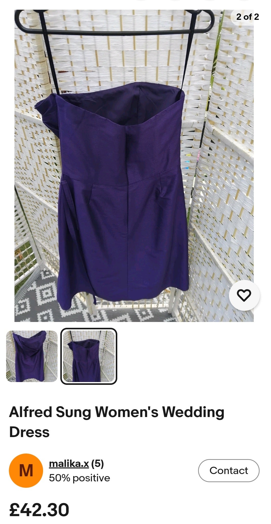 Alfred Sung wedding Dress size