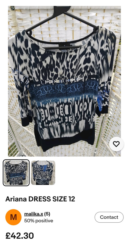 Ariana DRESS SIZE 12