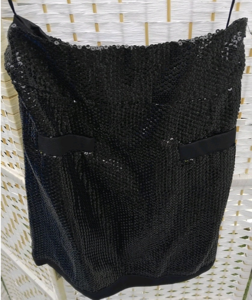 Black Sequin Skirt size XS