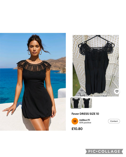 Fever London Dress Size 10 New
