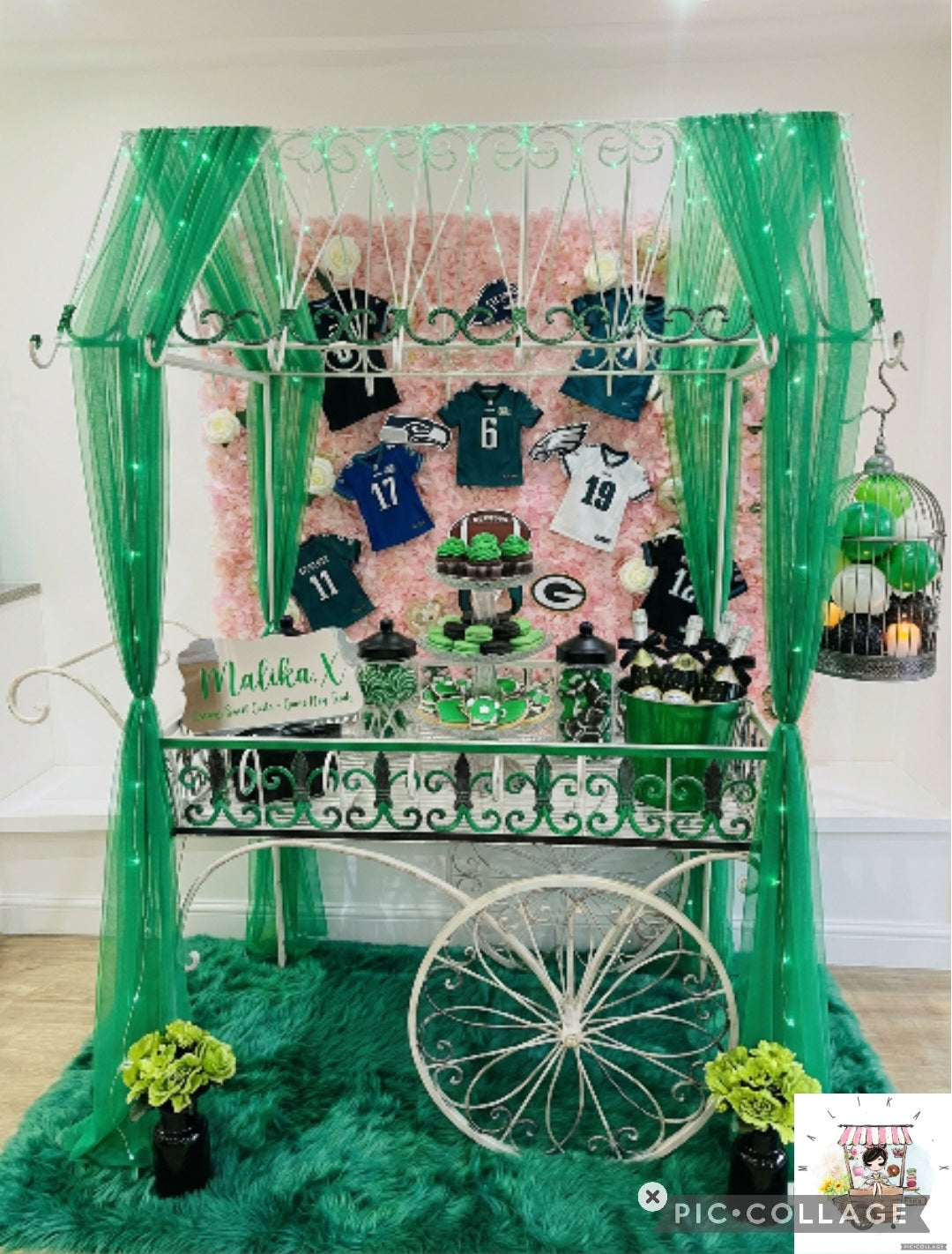 Football Theme Luxury Sweet Cart for 100 Guests