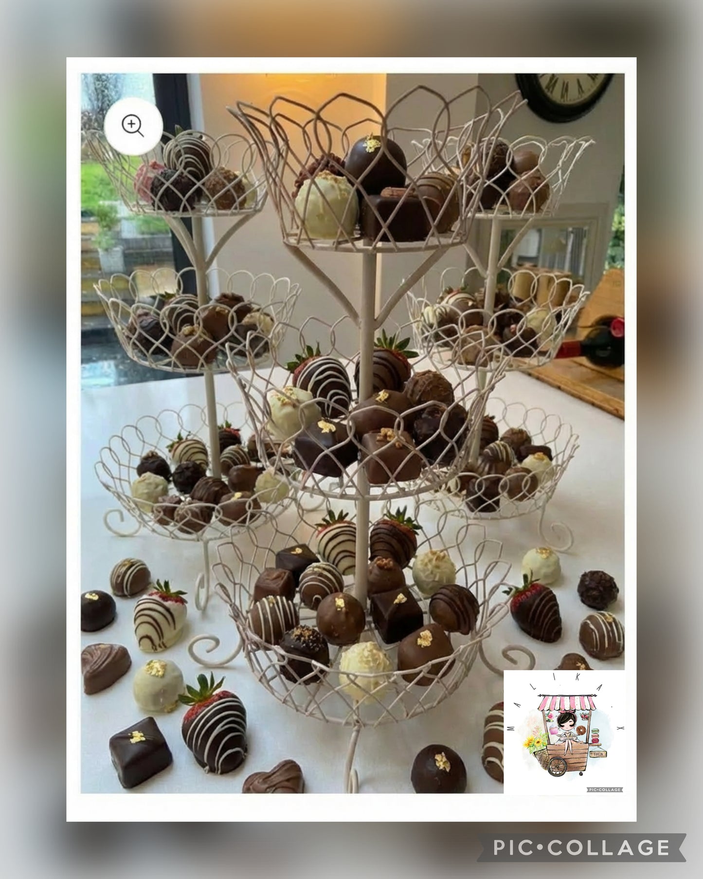 3 beautiful cupcake stands for hire without treats