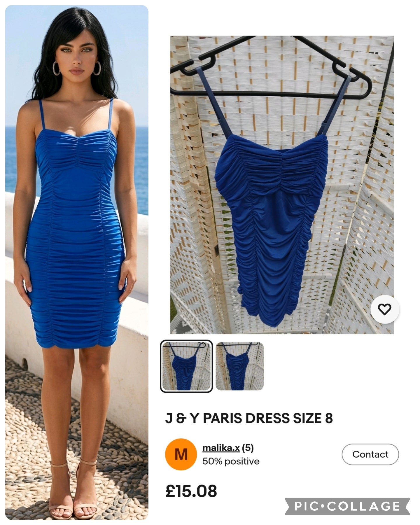 J & Y Paris Dress New size 8