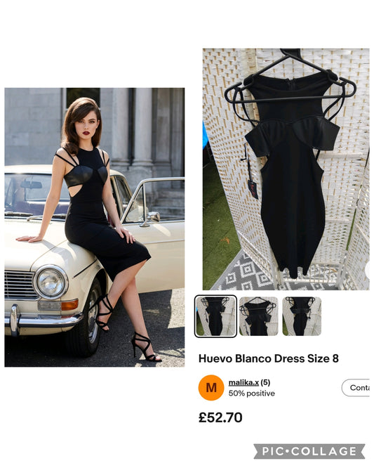Huevo Blanco Dress size 8 New