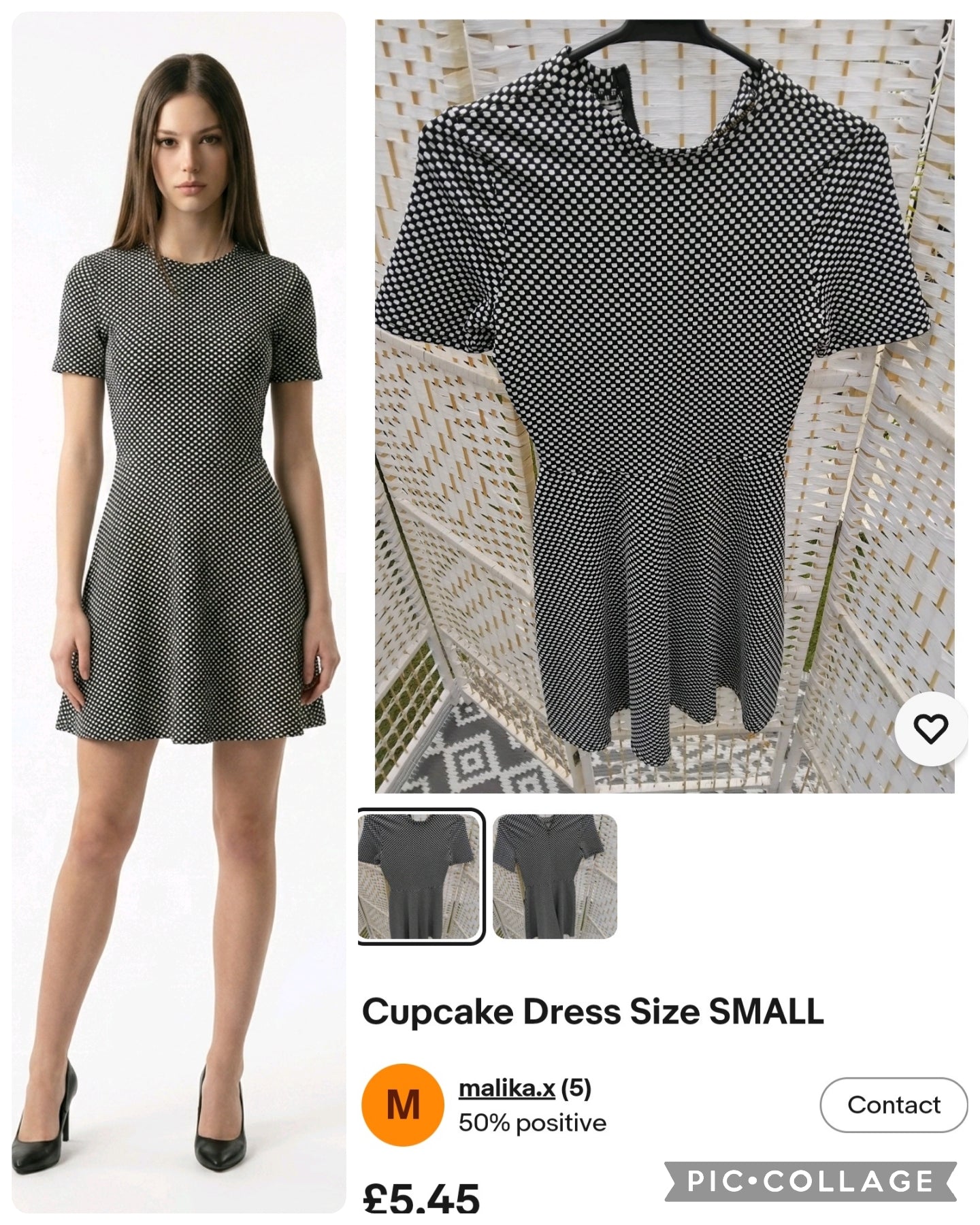 Cupcake Dress size small